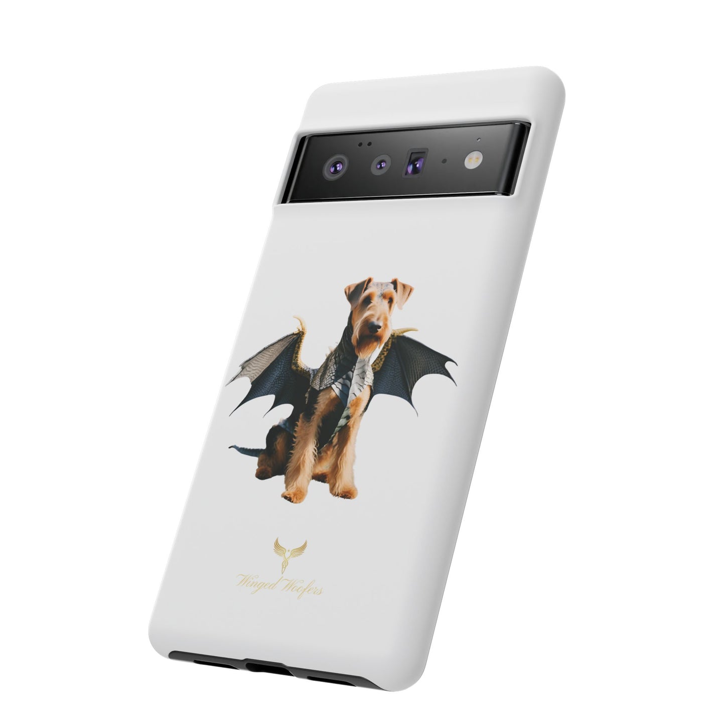 Cool Dragon Airedale Terrier Dog Phone Case - Tough Cases for Pet Lovers