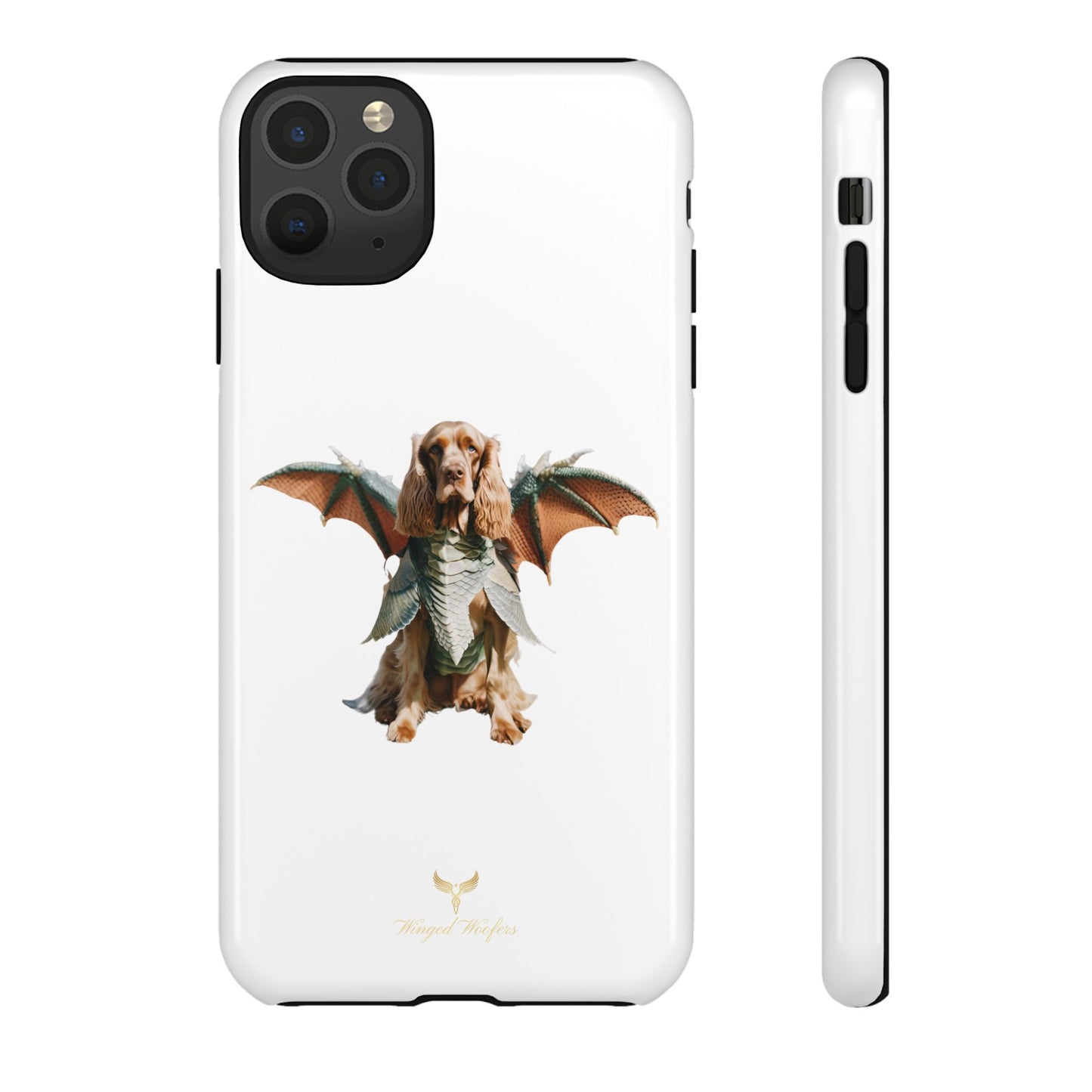 Dragon Wing Cocker Spaniel Dog Phone Case - Tough Cases for Pet Lovers