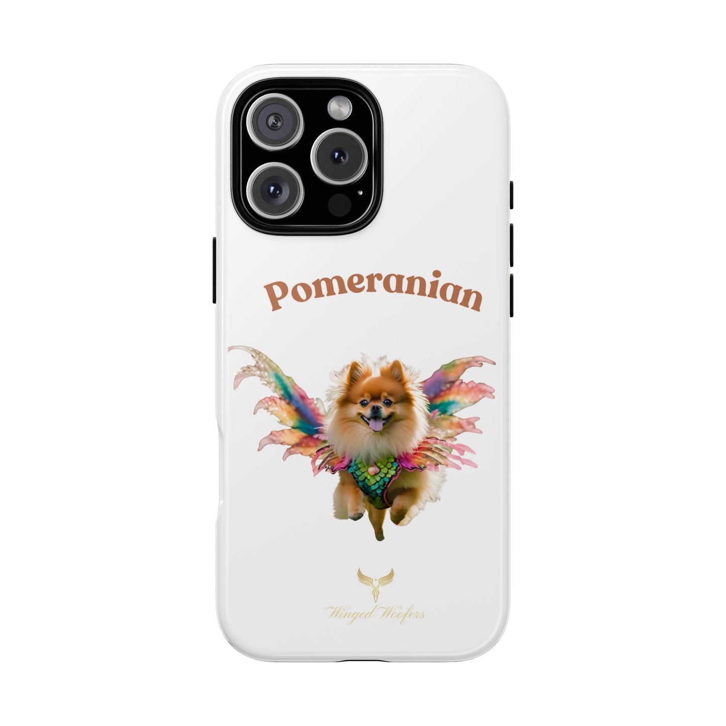 Pomeranian Winged Dog Phone Case – Cute Dog Lover Accessory