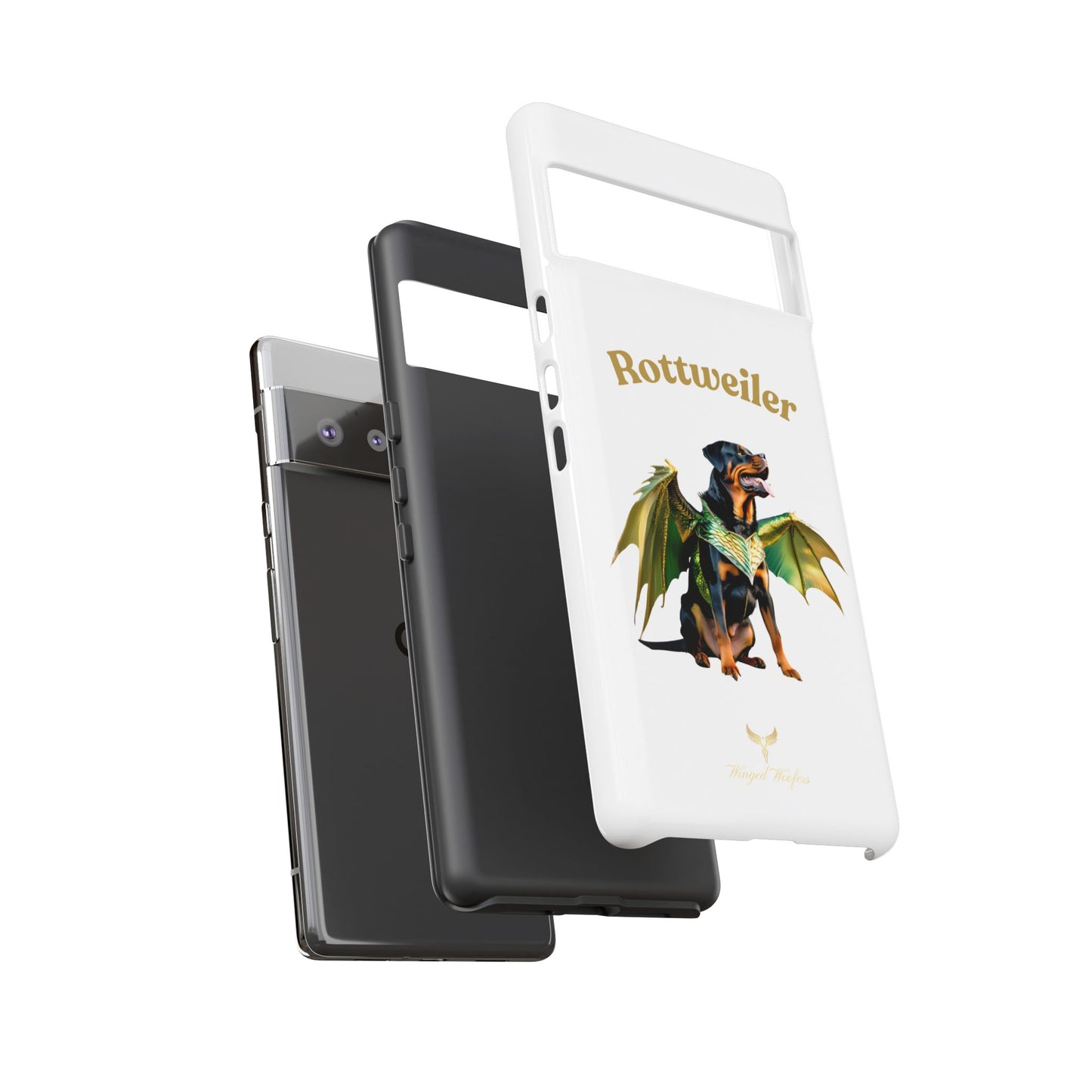 Rottweiler Dragon Wings Phone Case - Tough Cases for Dog Lovers