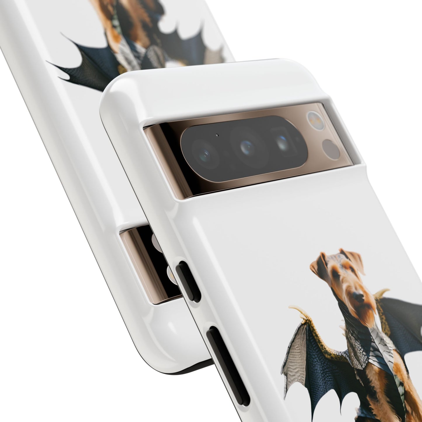 Cool Dragon Airedale Terrier Dog Phone Case - Tough Cases for Pet Lovers