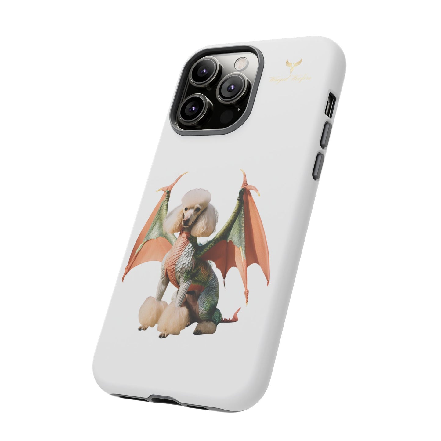 Unique Dragon Poodle Phone Case - Tough Cases for Pet Lovers