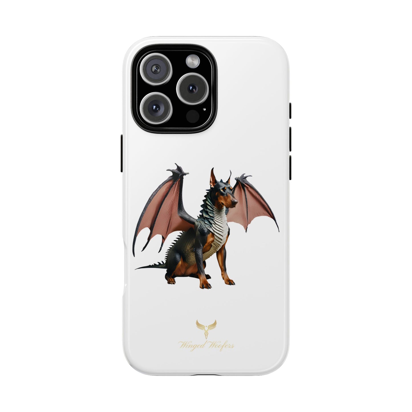 Mythical Doberman Pinscher Dragon Phone Case - Tough & Stylish Protection