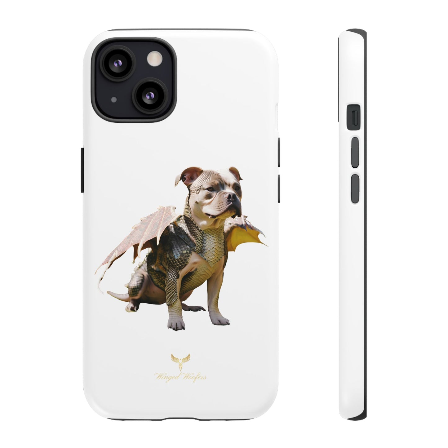 Staffordshire Bulldog Dragon Tough Phone Case - Unique Animal Design for Pet Lovers