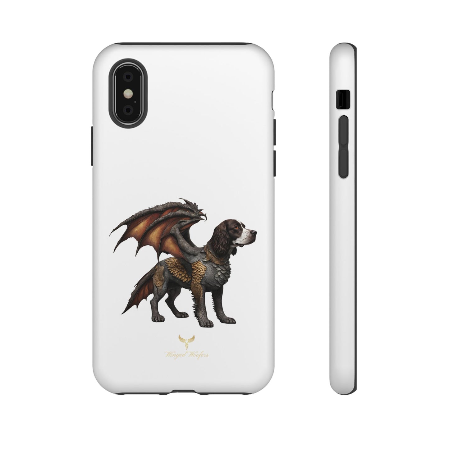 Fantasy Springer Spaniel as a Dragon Phone Case - Tough Cases for Pet Lovers