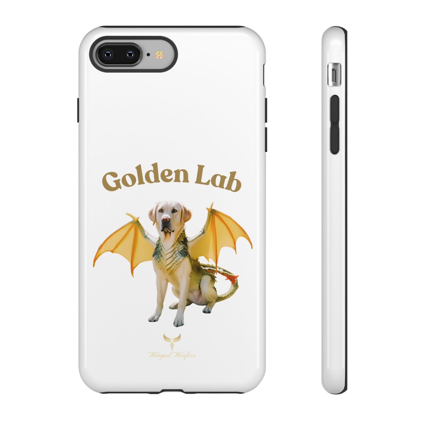 Golden Lab Dragon Phone Case - Tough Protection with a Fun Twist