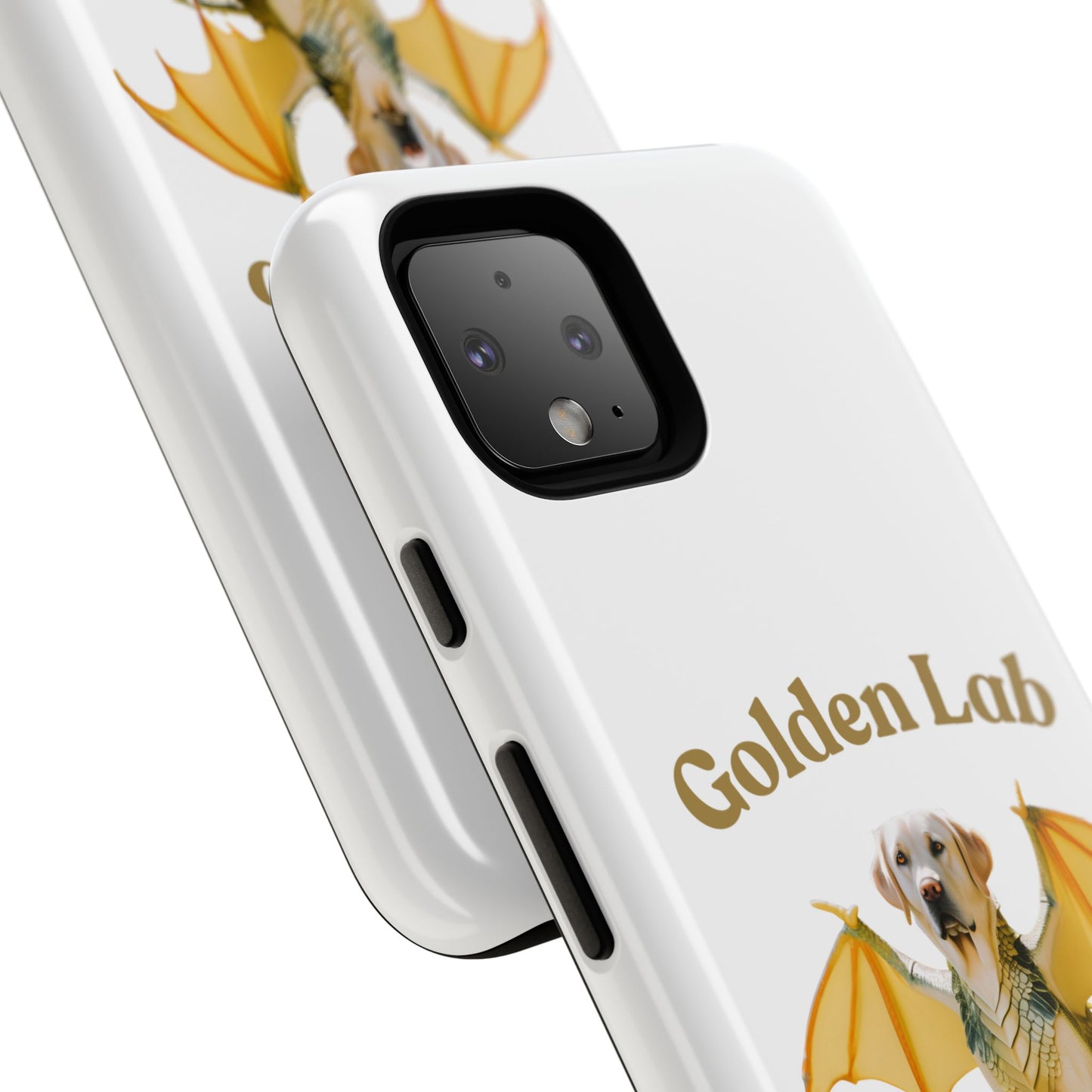 Golden Lab Dragon Phone Case - Tough Protection with a Fun Twist