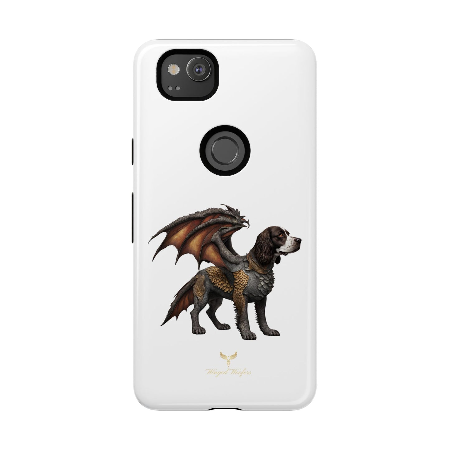 Fantasy Springer Spaniel as a Dragon Phone Case - Tough Cases for Pet Lovers