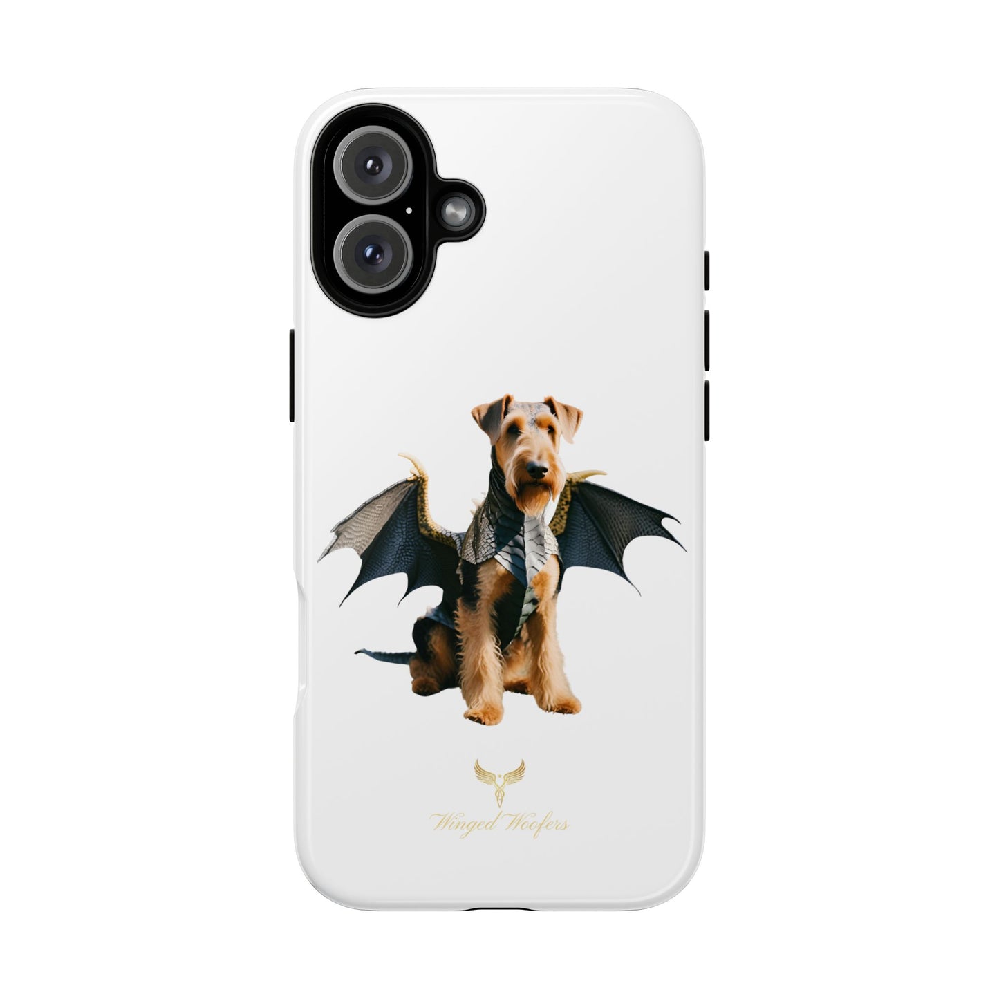 Cool Dragon Airedale Terrier Dog Phone Case - Tough Cases for Pet Lovers