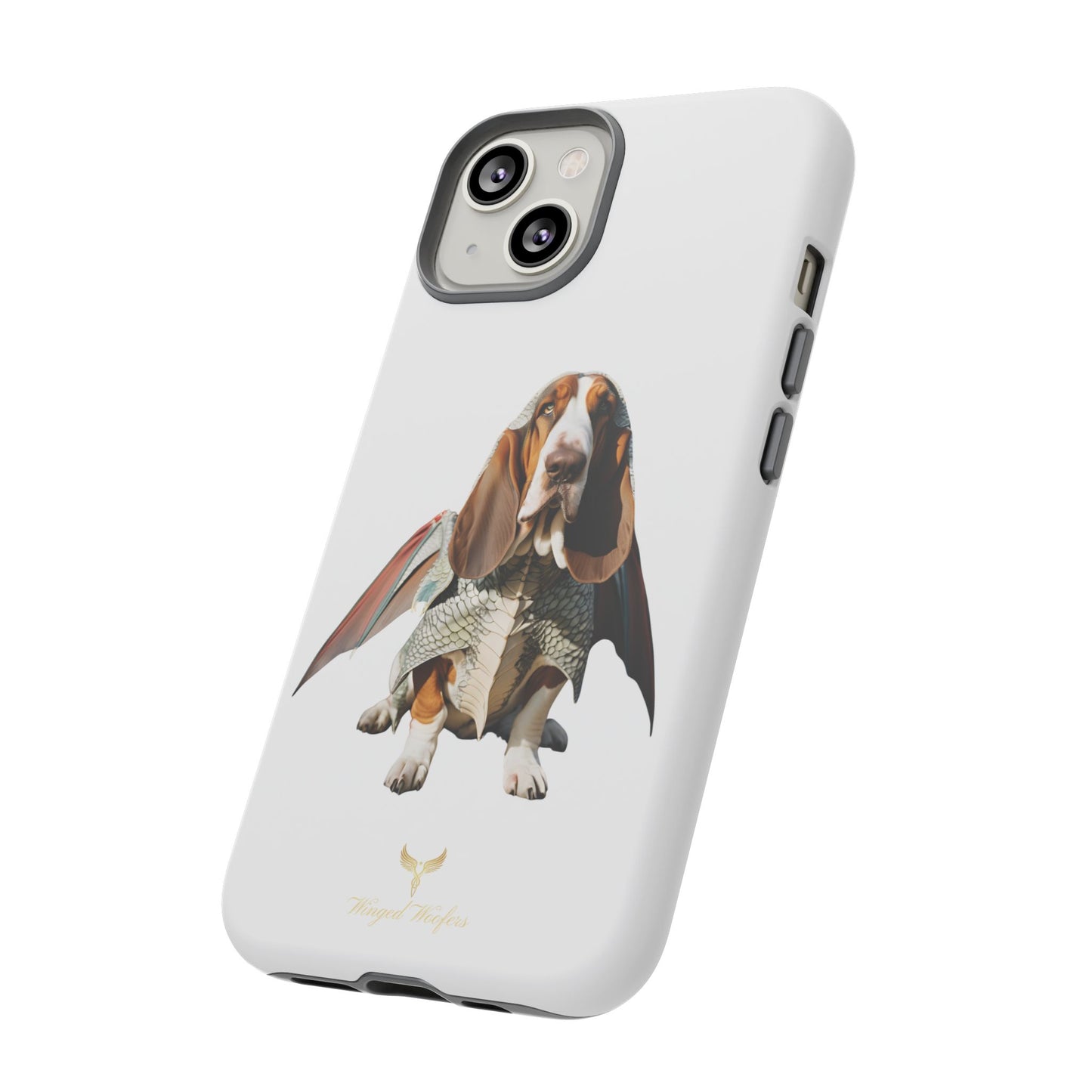 Whimsical Basset Hound Dog Phone Case - Tough Cases for Animal Lovers