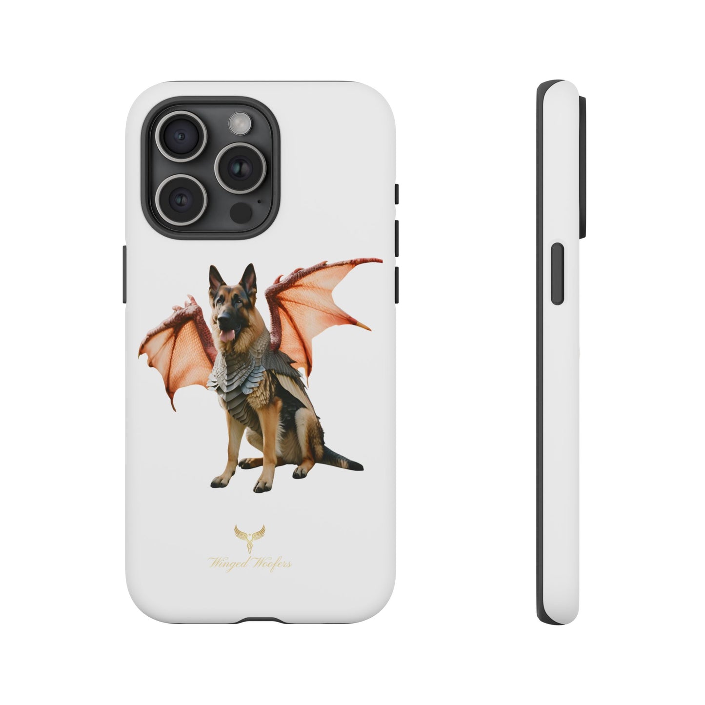 Mythical German Shepherd with Wings Dog iPhone Case | Tough Cases for Pet Lovers