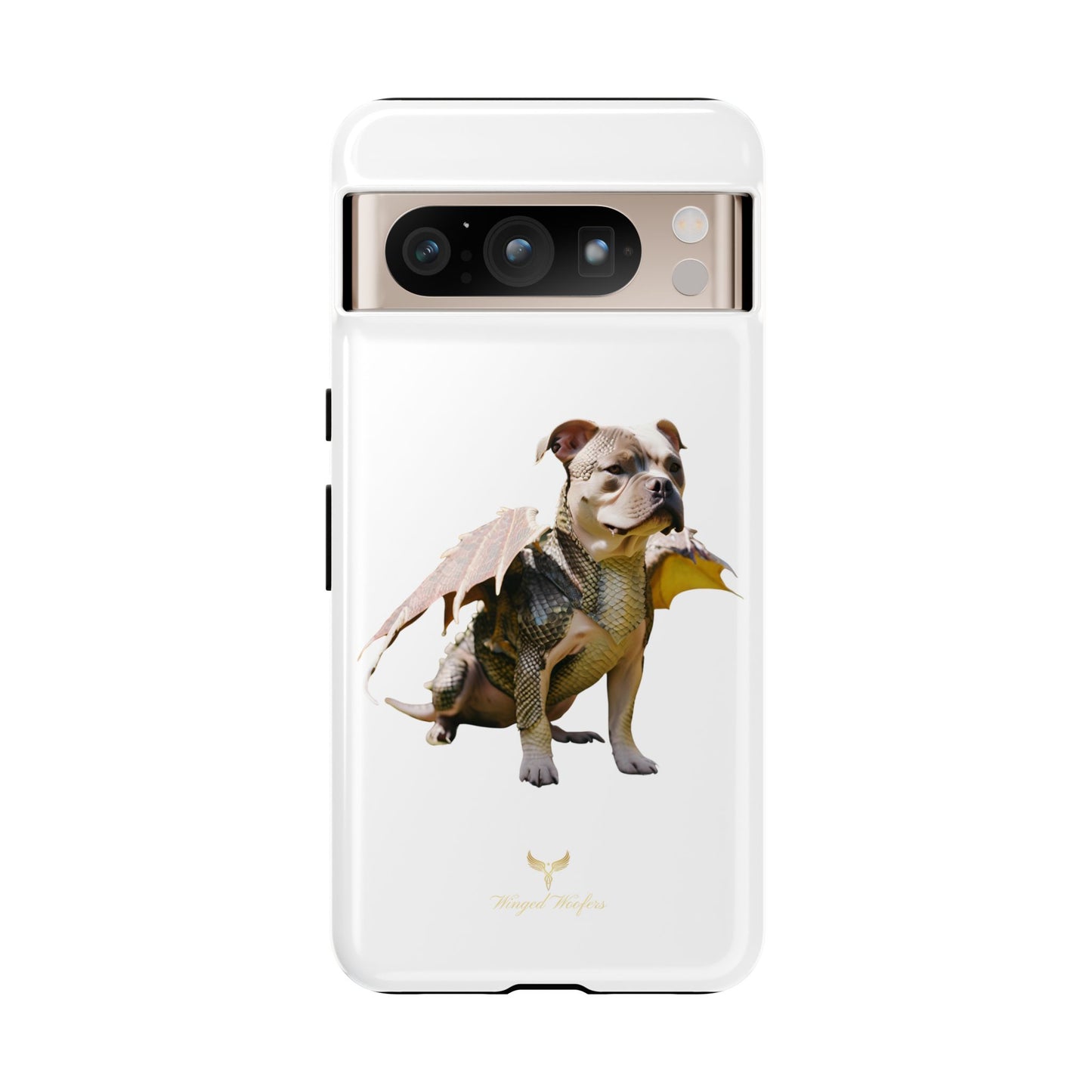 Staffordshire Bulldog Dragon Tough Phone Case - Unique Animal Design for Pet Lovers