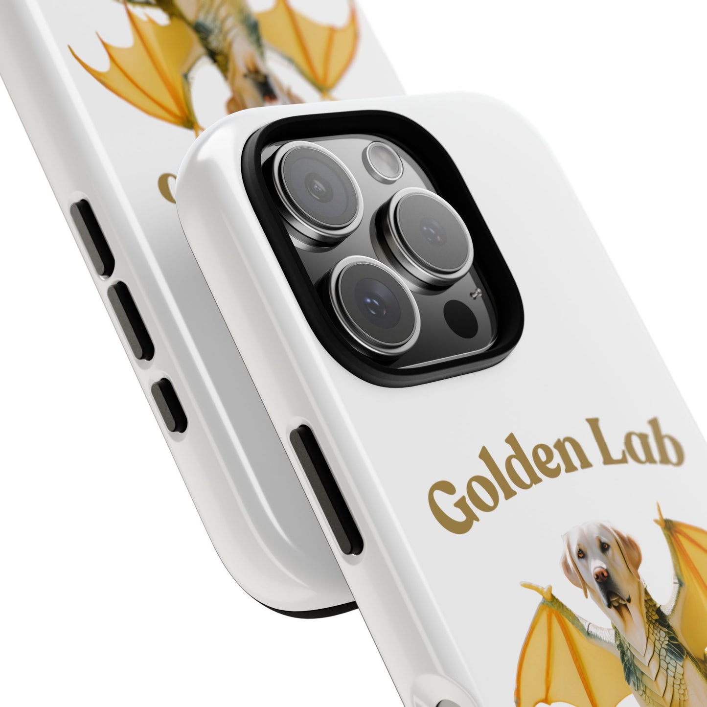 Golden Lab Dragon Phone Case - Tough Protection with a Fun Twist