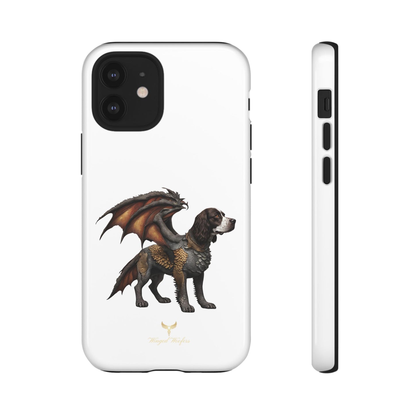 Fantasy Springer Spaniel as a Dragon Phone Case - Tough Cases for Pet Lovers