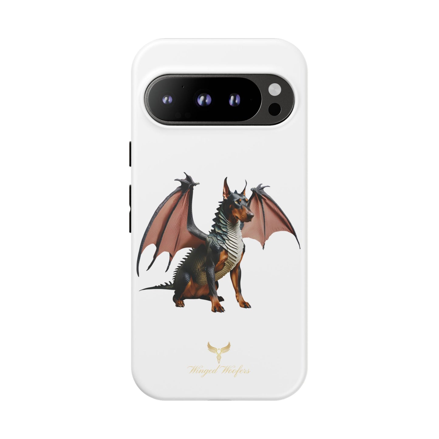 Mythical Doberman Pinscher Dragon Phone Case - Tough & Stylish Protection