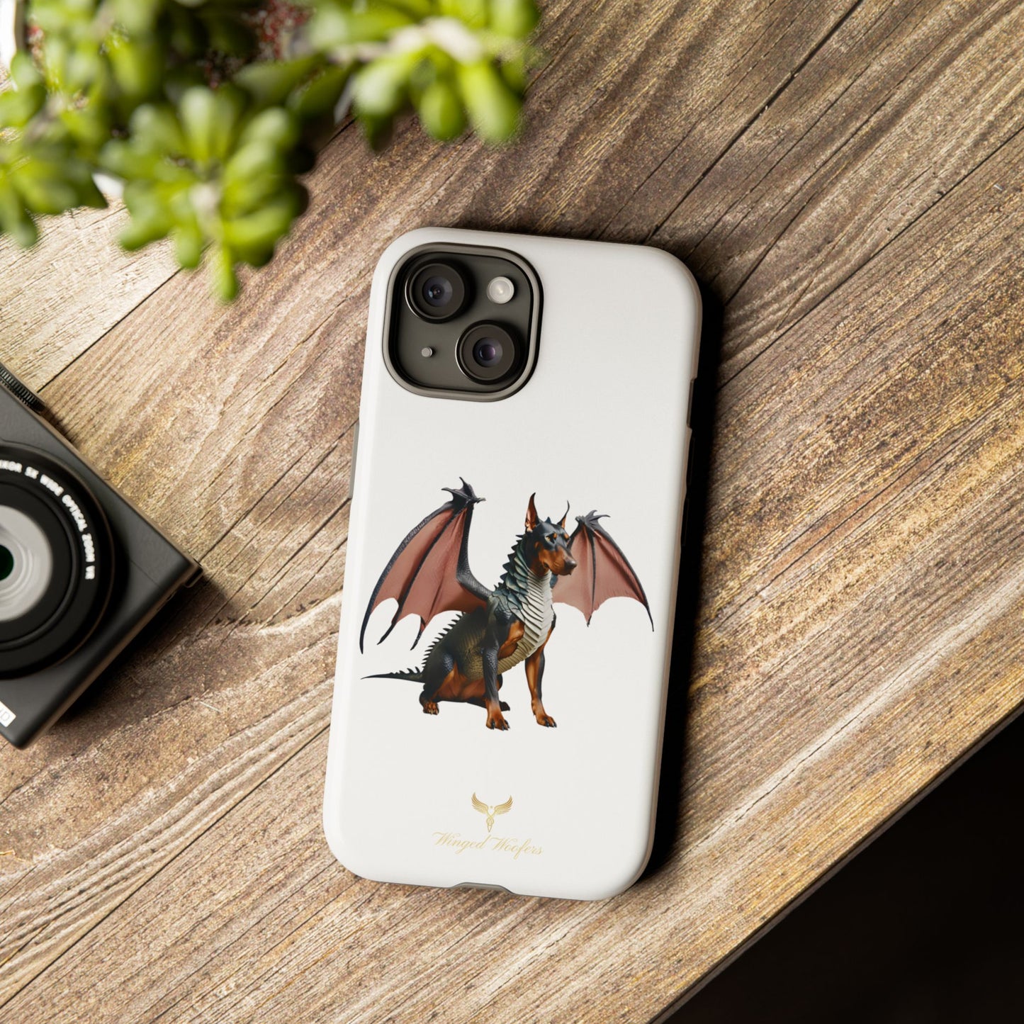 Mythical Doberman Pinscher Dragon Phone Case - Tough & Stylish Protection