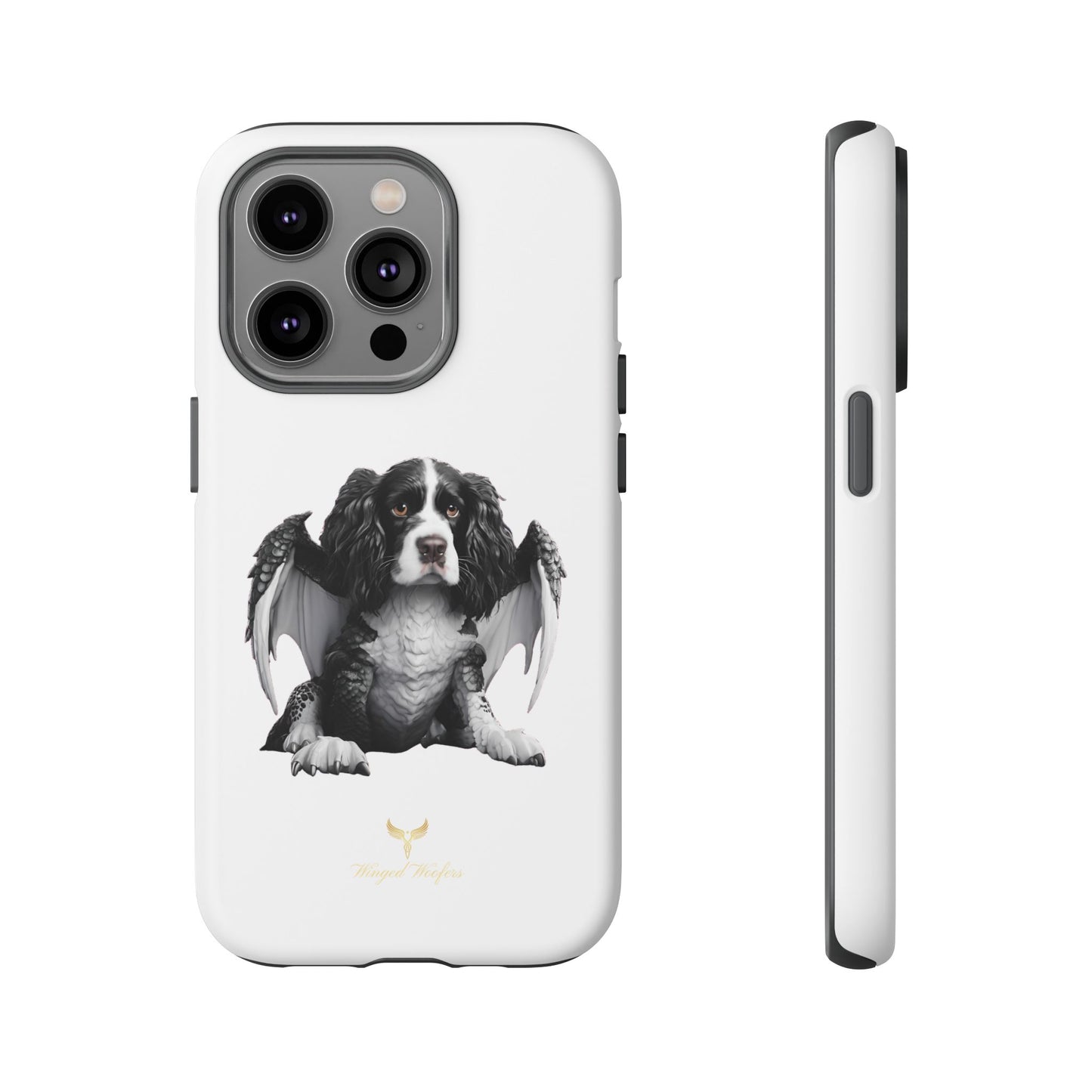 Springer Spaniel Puppy Dragon Winged Dog Phone Case - Tough Cases for Pet Lovers