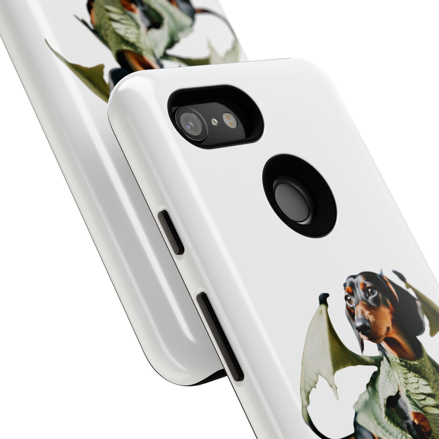 Whimsical Dragon Dog Phone Case - Tough Cases for Pet Lovers