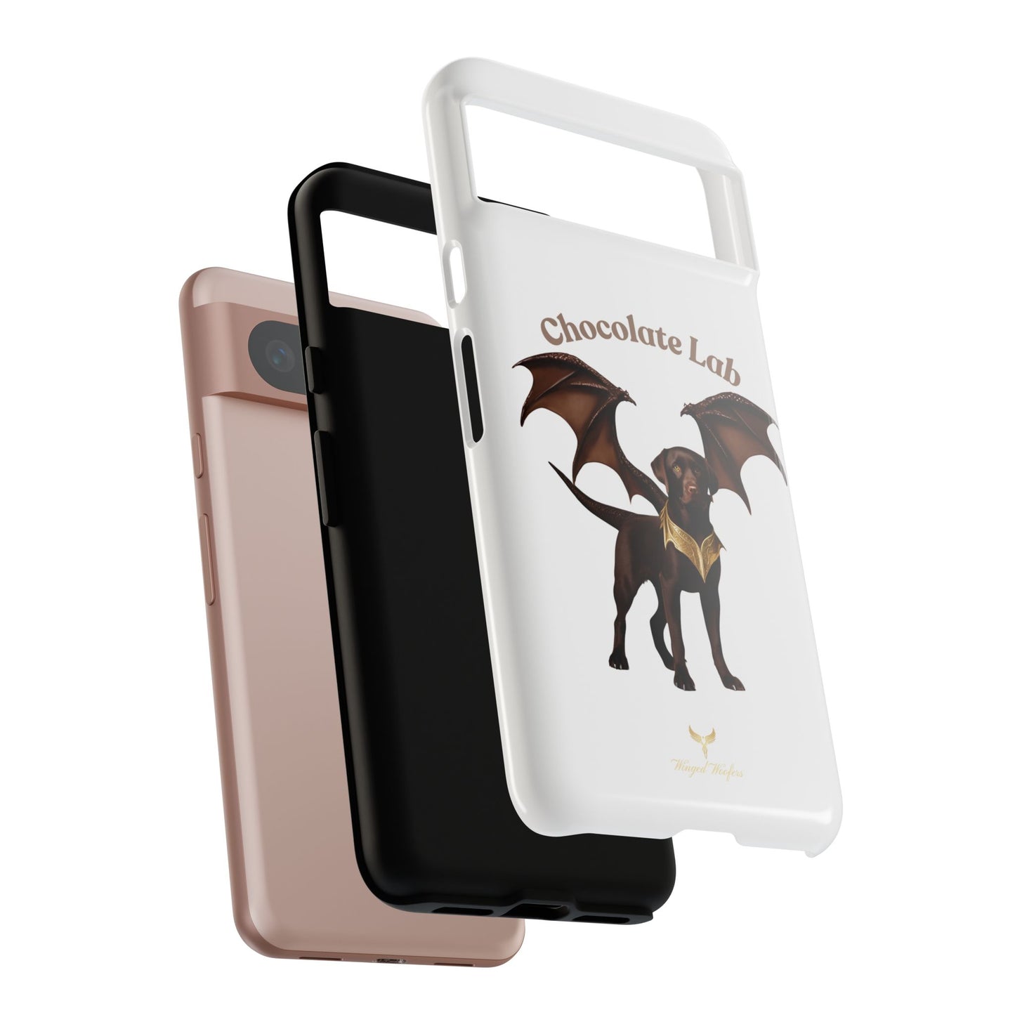 Chocolate Lab Dragon Phone Case - Tough & Stylish for Dog Lovers