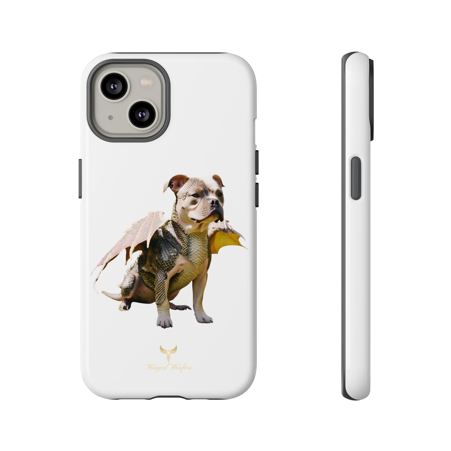 Staffordshire Bulldog Dragon Tough Phone Case - Unique Animal Design for Pet Lovers