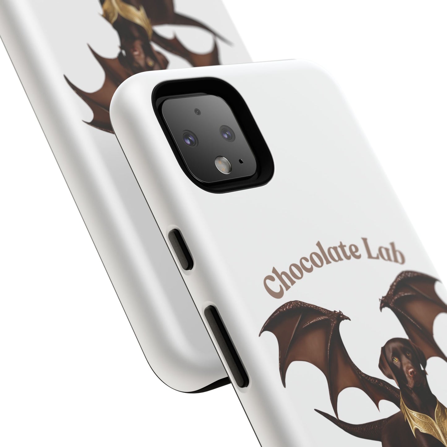 Chocolate Lab Dragon Phone Case - Tough & Stylish for Dog Lovers