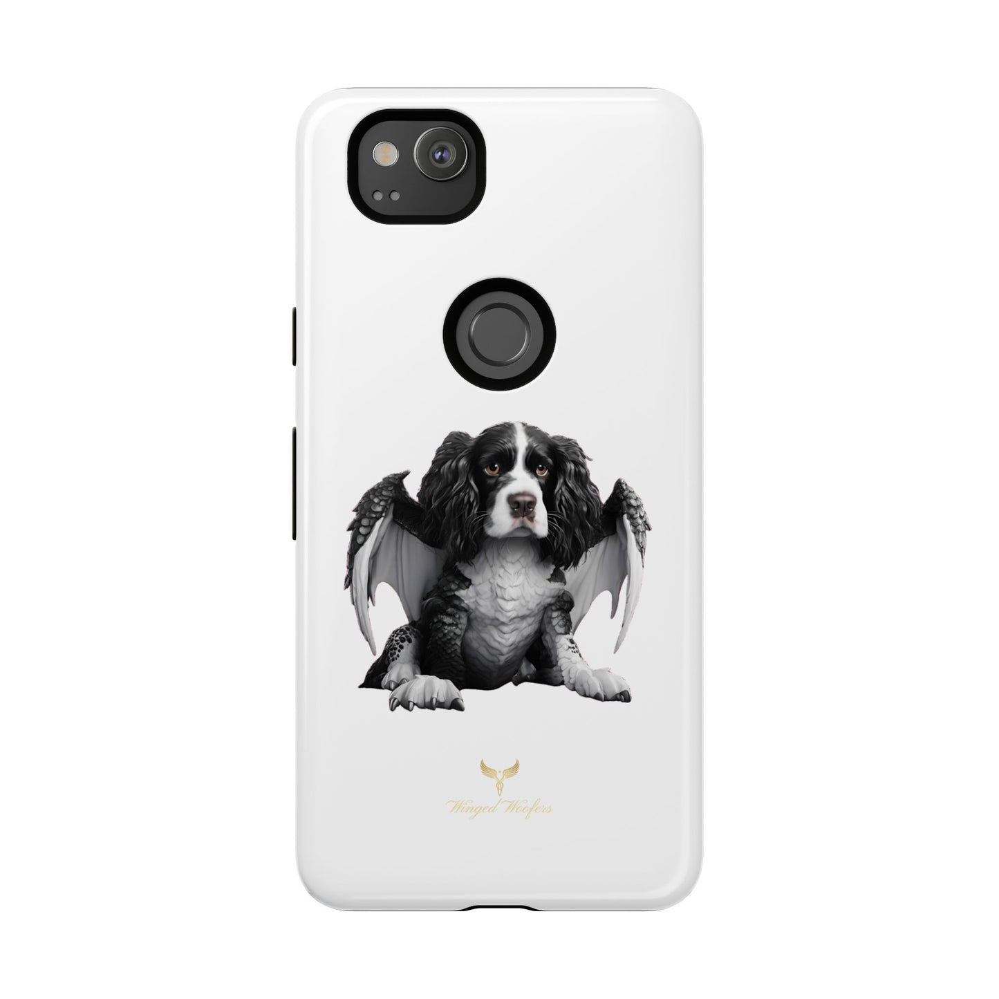 Springer Spaniel Puppy Dragon Winged Dog Phone Case - Tough Cases for Pet Lovers