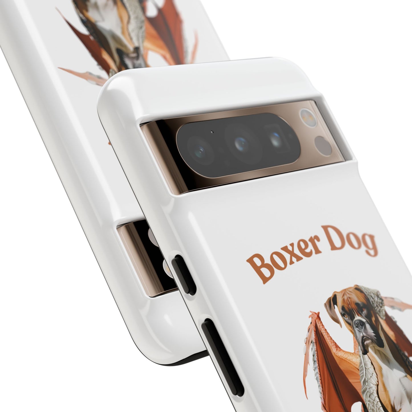 Boxer Dog Dragon Art Phone Case - Tough Cases