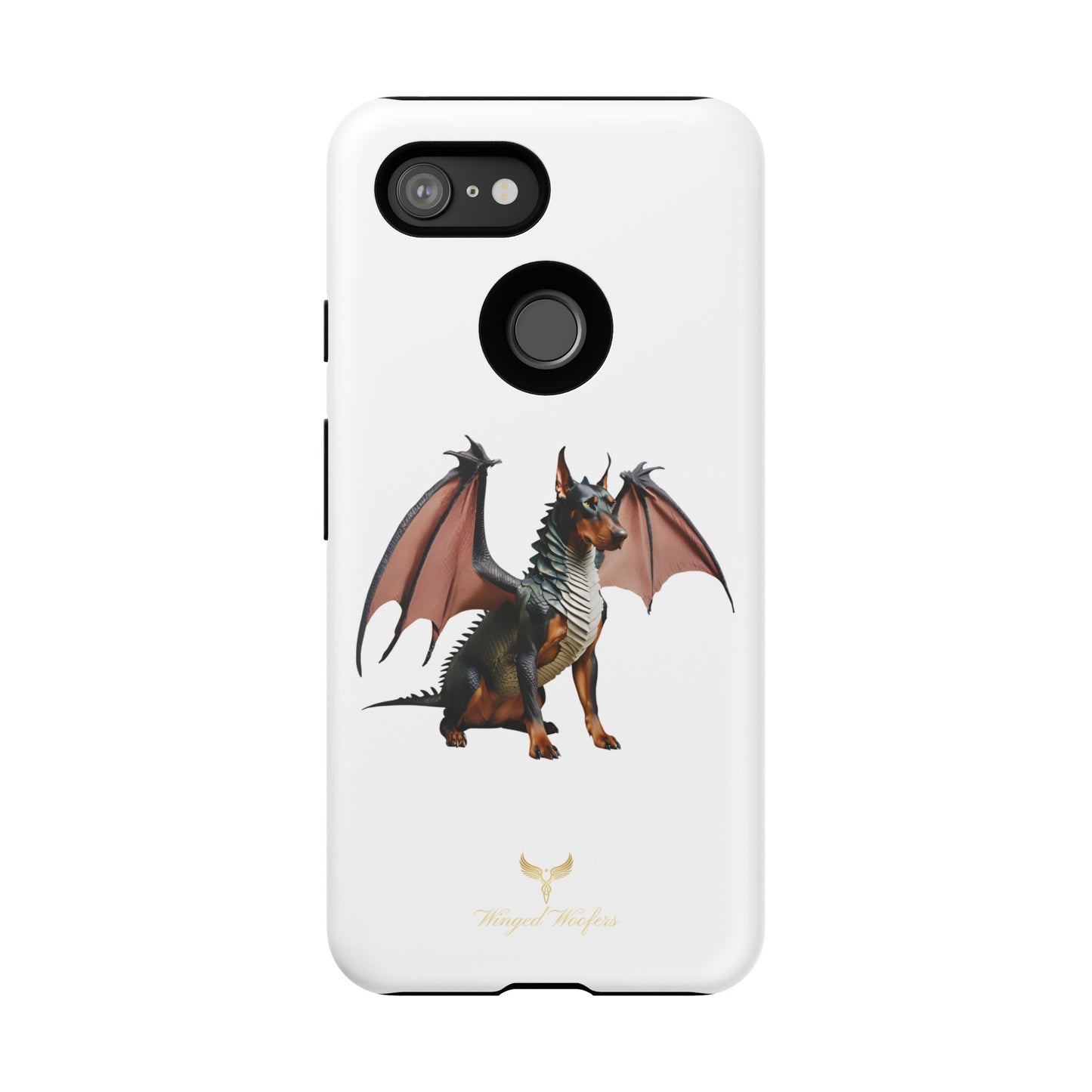 Mythical Doberman Pinscher Dragon Phone Case - Tough & Stylish Protection