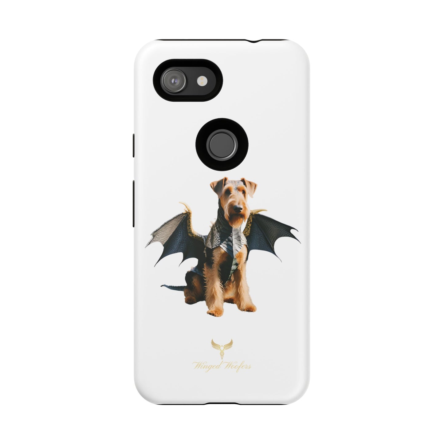 Cool Dragon Airedale Terrier Dog Phone Case - Tough Cases for Pet Lovers