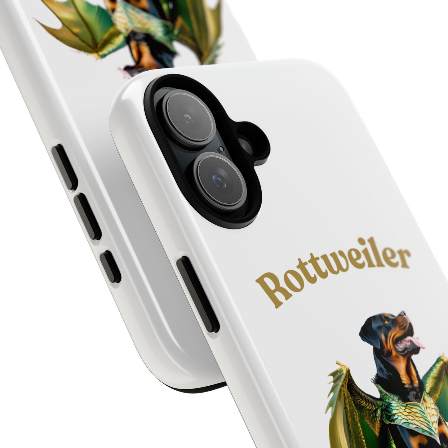 Rottweiler Dragon Wings Phone Case - Tough Cases for Dog Lovers