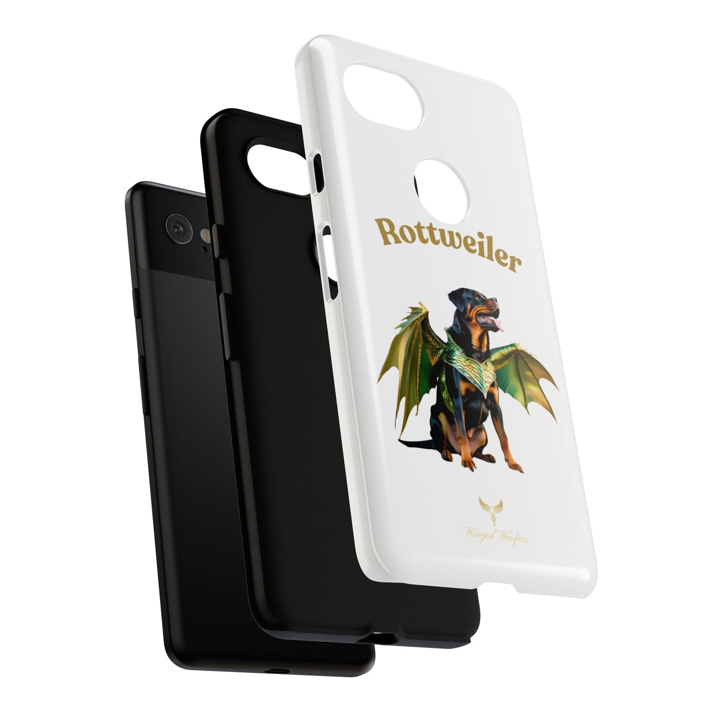 Rottweiler Dragon Wings Phone Case - Tough Cases for Dog Lovers