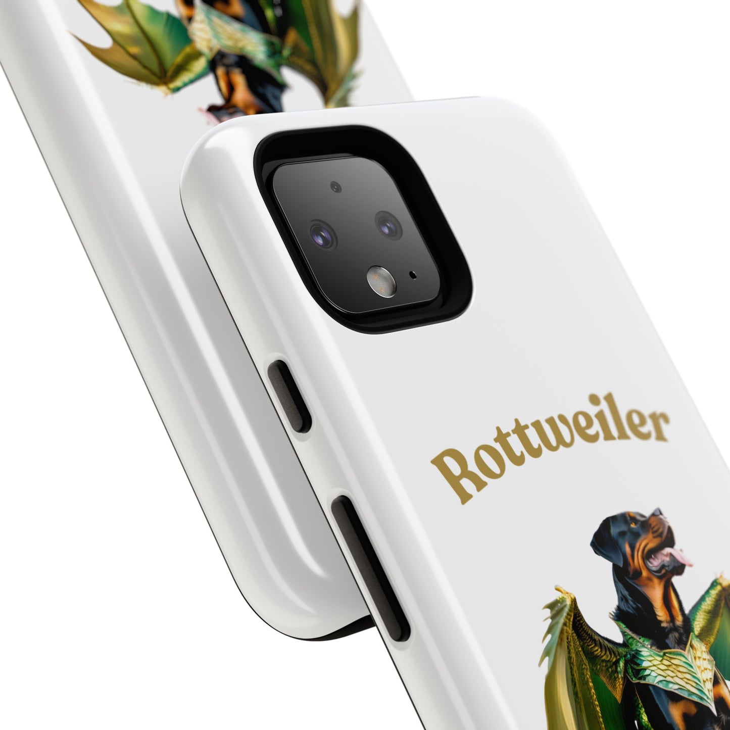 Rottweiler Dragon Wings Phone Case - Tough Cases for Dog Lovers