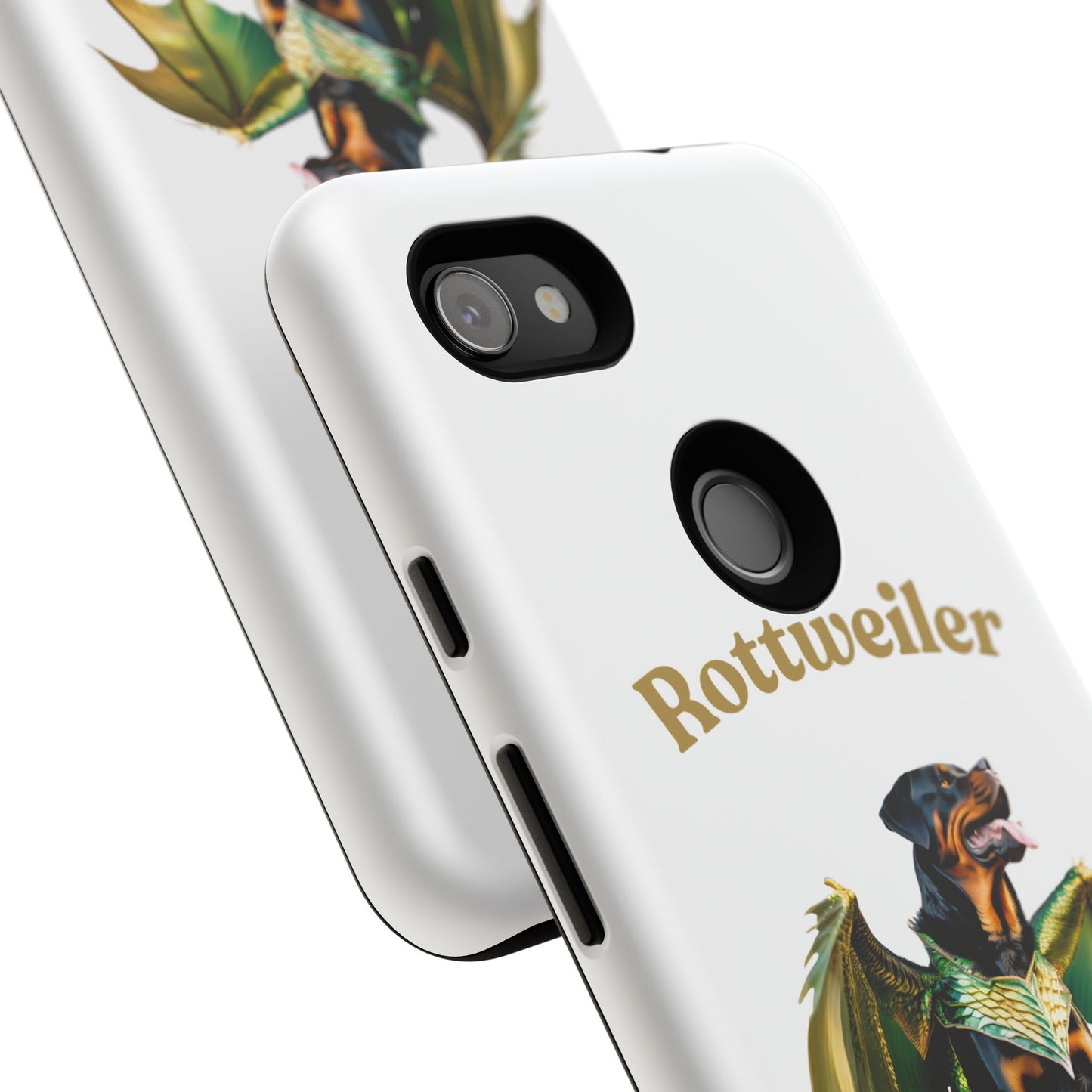 Rottweiler Dragon Wings Phone Case - Tough Cases for Dog Lovers