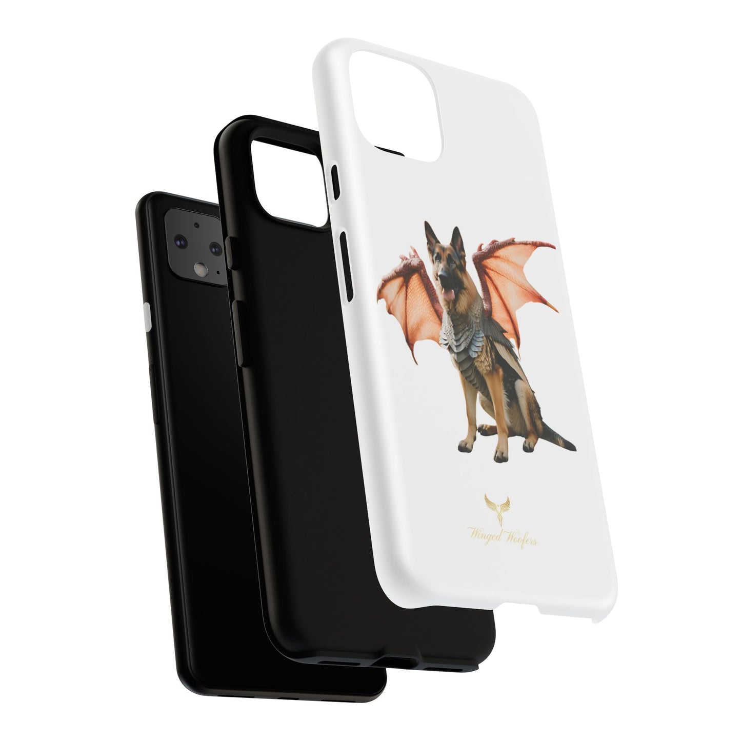 Mythical German Shepherd with Wings Dog iPhone Case | Tough Cases for Pet Lovers