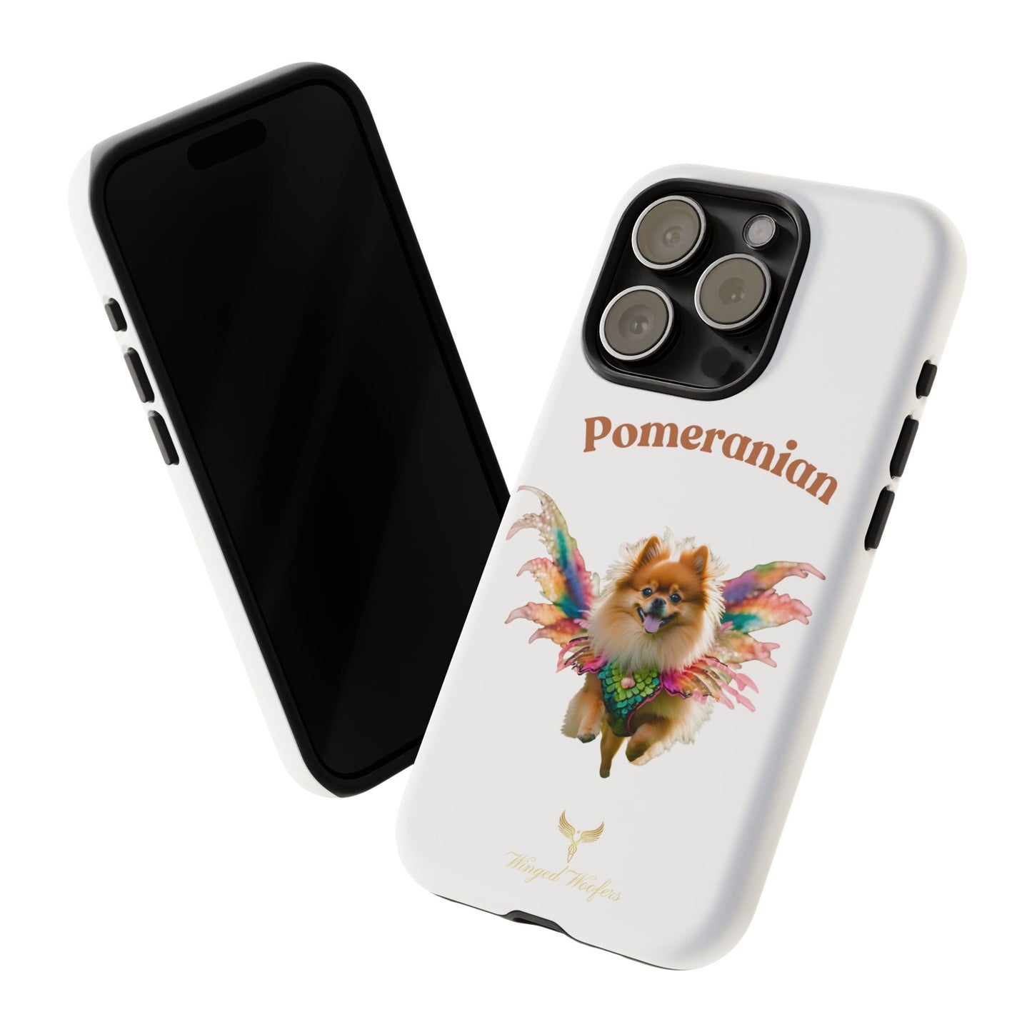 Pomeranian Winged Dog Phone Case – Cute Dog Lover Accessory