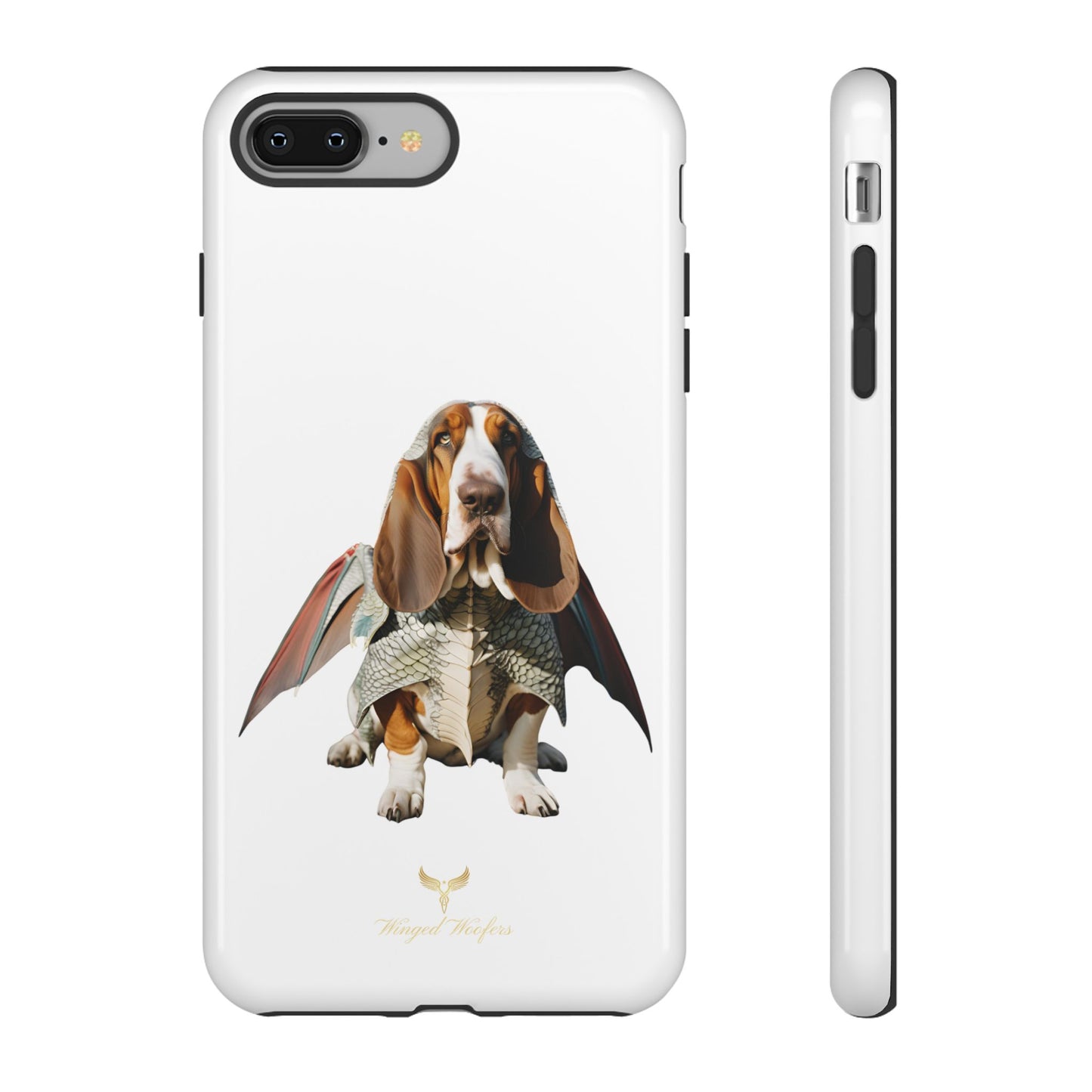 Whimsical Basset Hound Dog Phone Case - Tough Cases for Animal Lovers