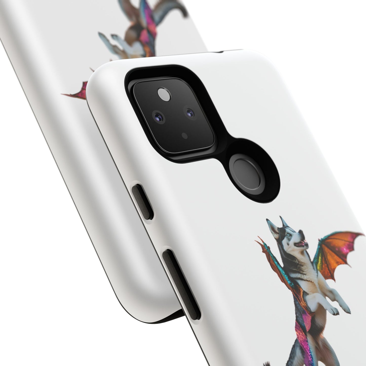 Magical Husky Pet Phone Case - Winged Dog Design | Tough Cases | Unique Animal Lover Gift