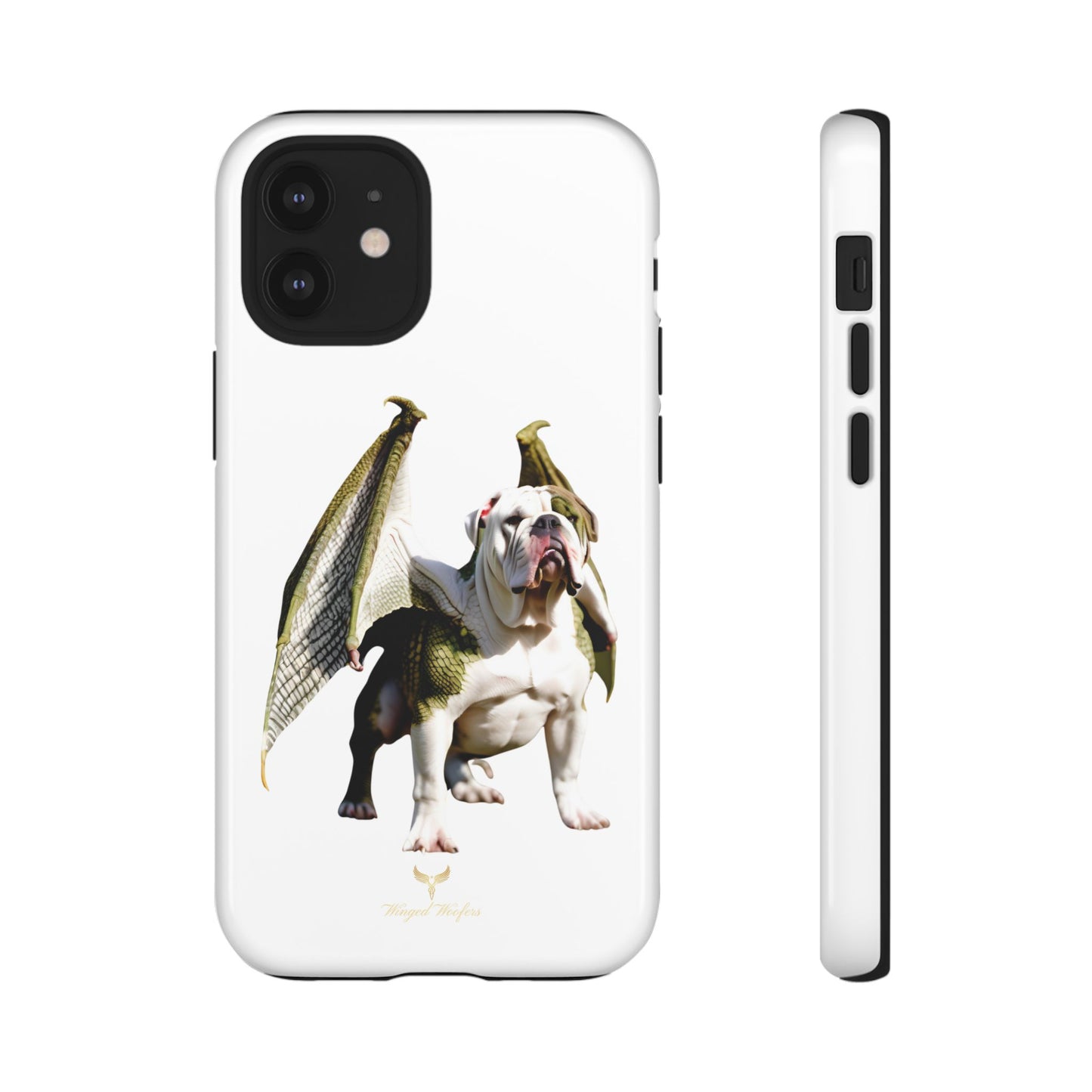 English Bulldog Dragon Phone Case - Tough & Unique Design