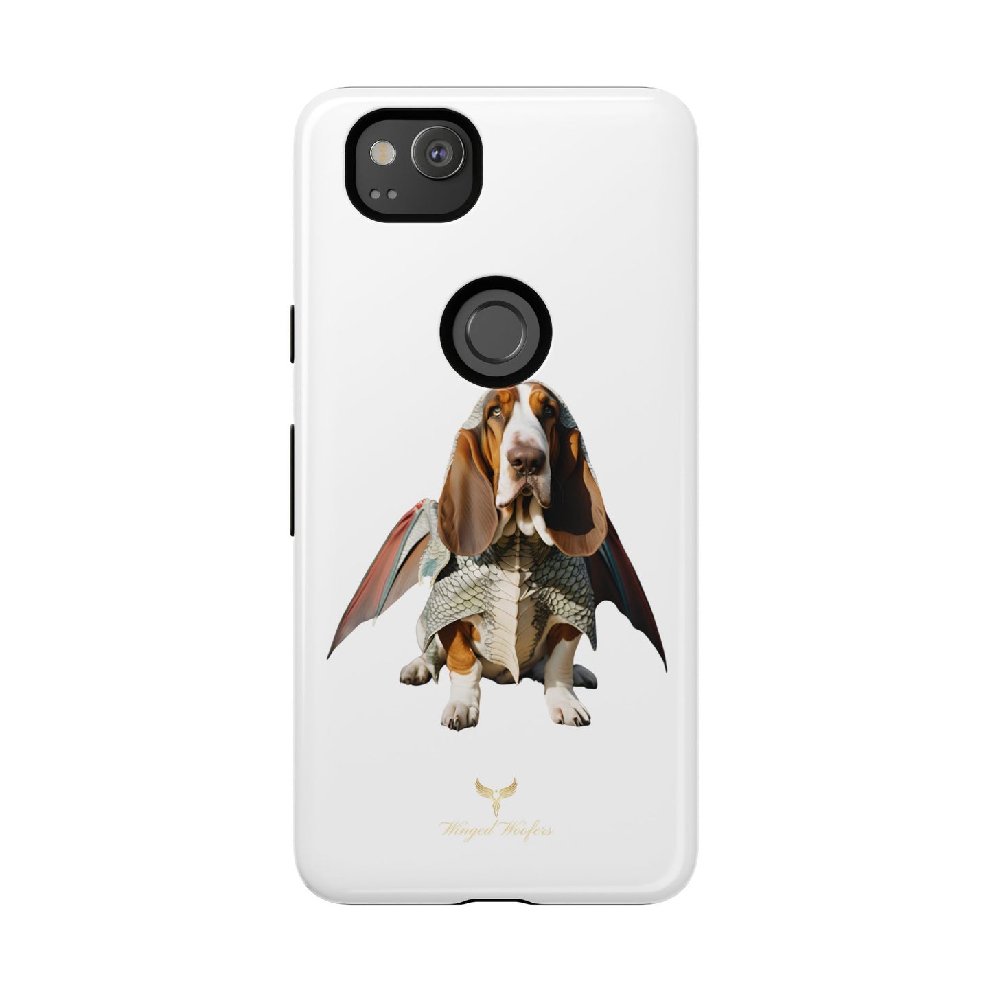 Whimsical Basset Hound Dog Phone Case - Tough Cases for Animal Lovers