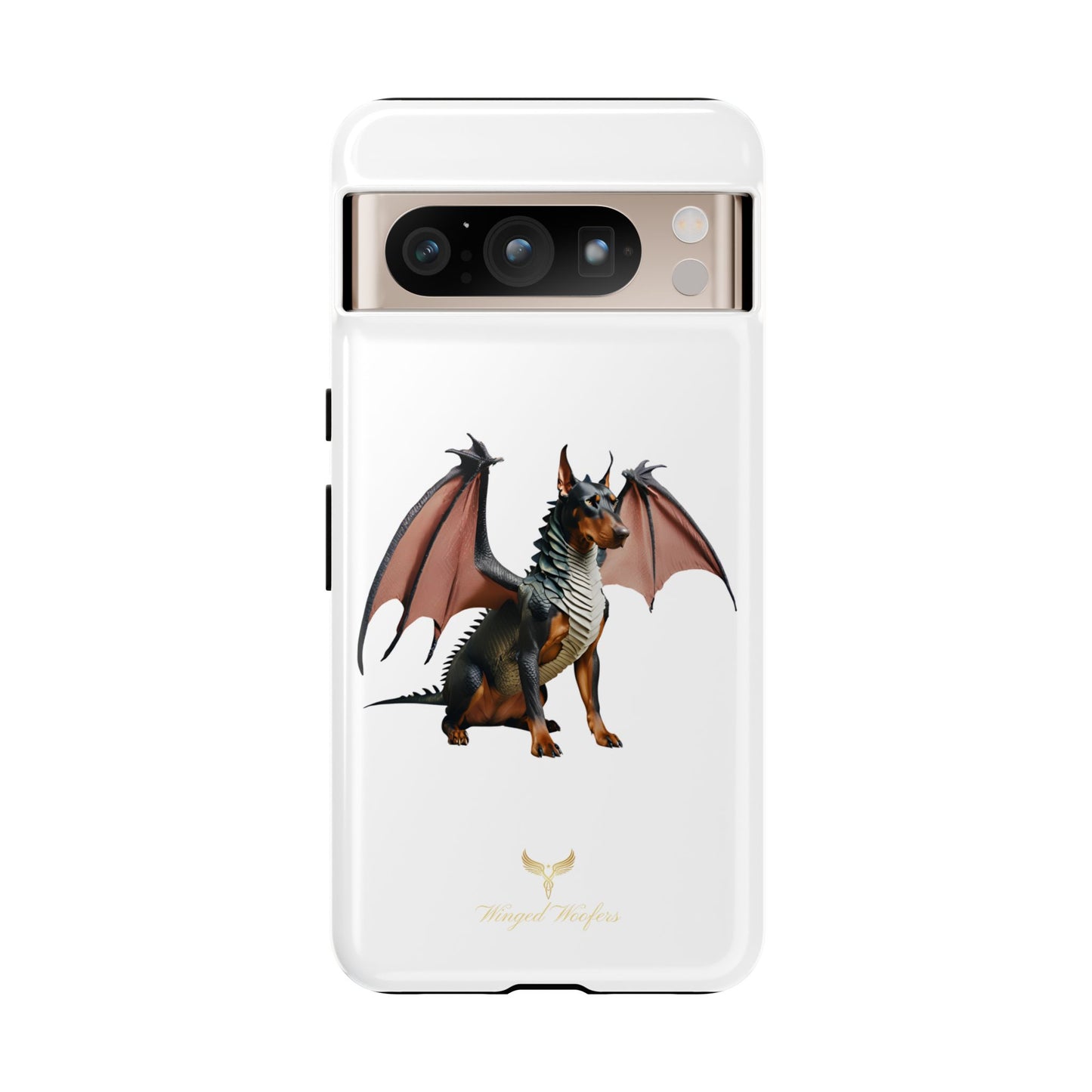 Mythical Doberman Pinscher Dragon Phone Case - Tough & Stylish Protection