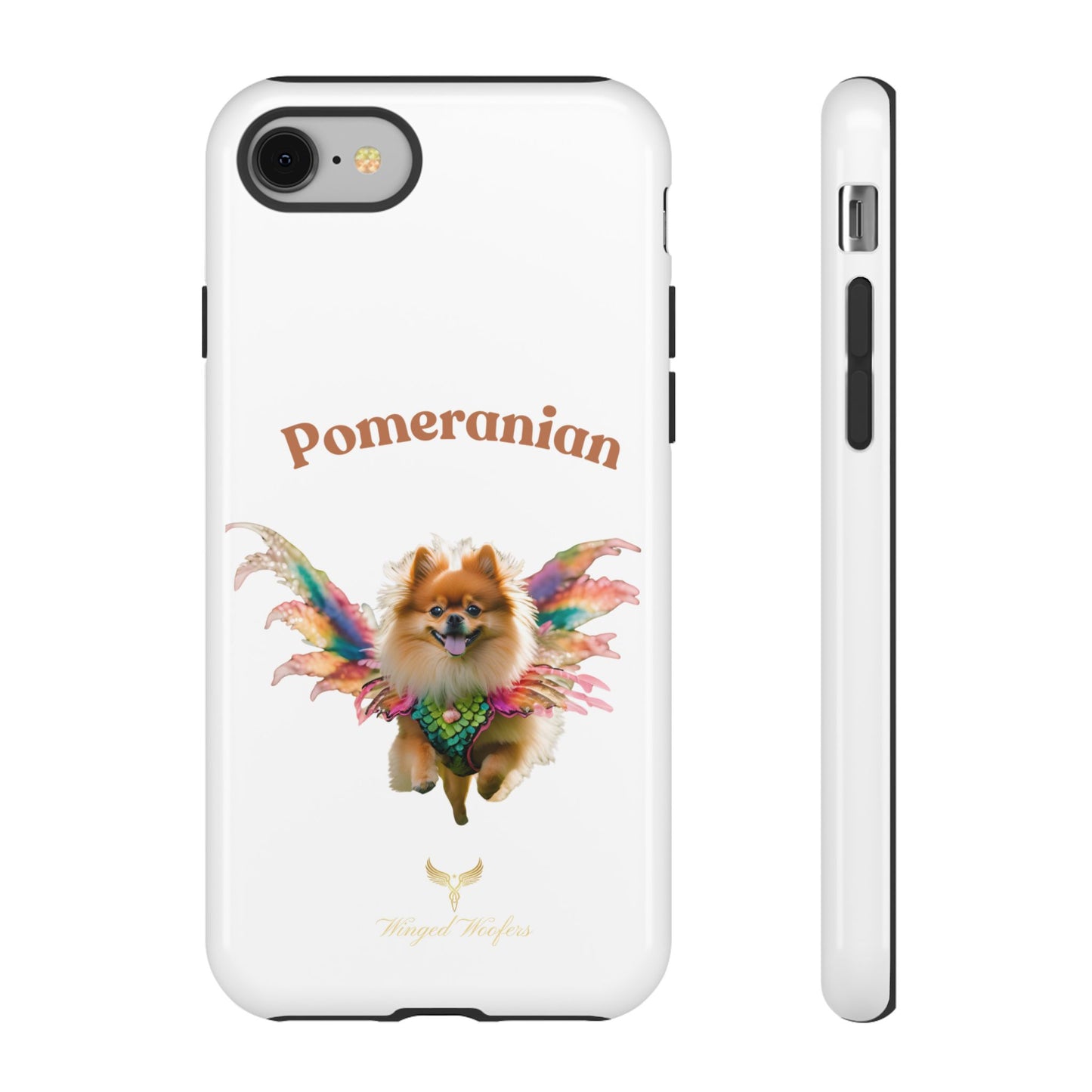 Pomeranian Winged Dog Phone Case – Cute Dog Lover Accessory