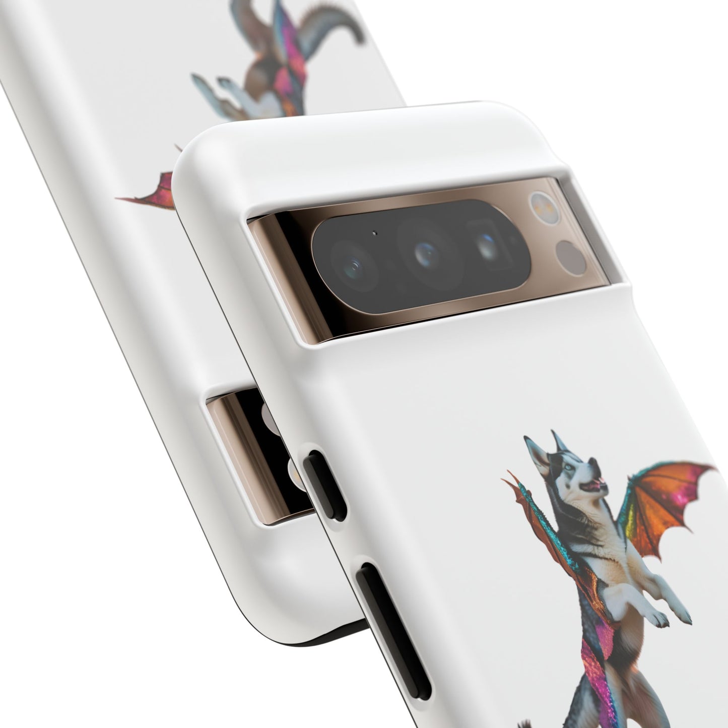 Magical Husky Pet Phone Case - Winged Dog Design | Tough Cases | Unique Animal Lover Gift