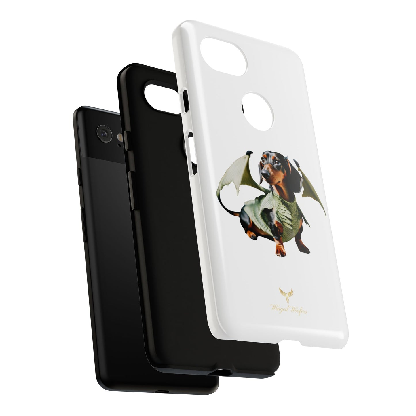 Whimsical Dragon Dog Phone Case - Tough Cases for Pet Lovers