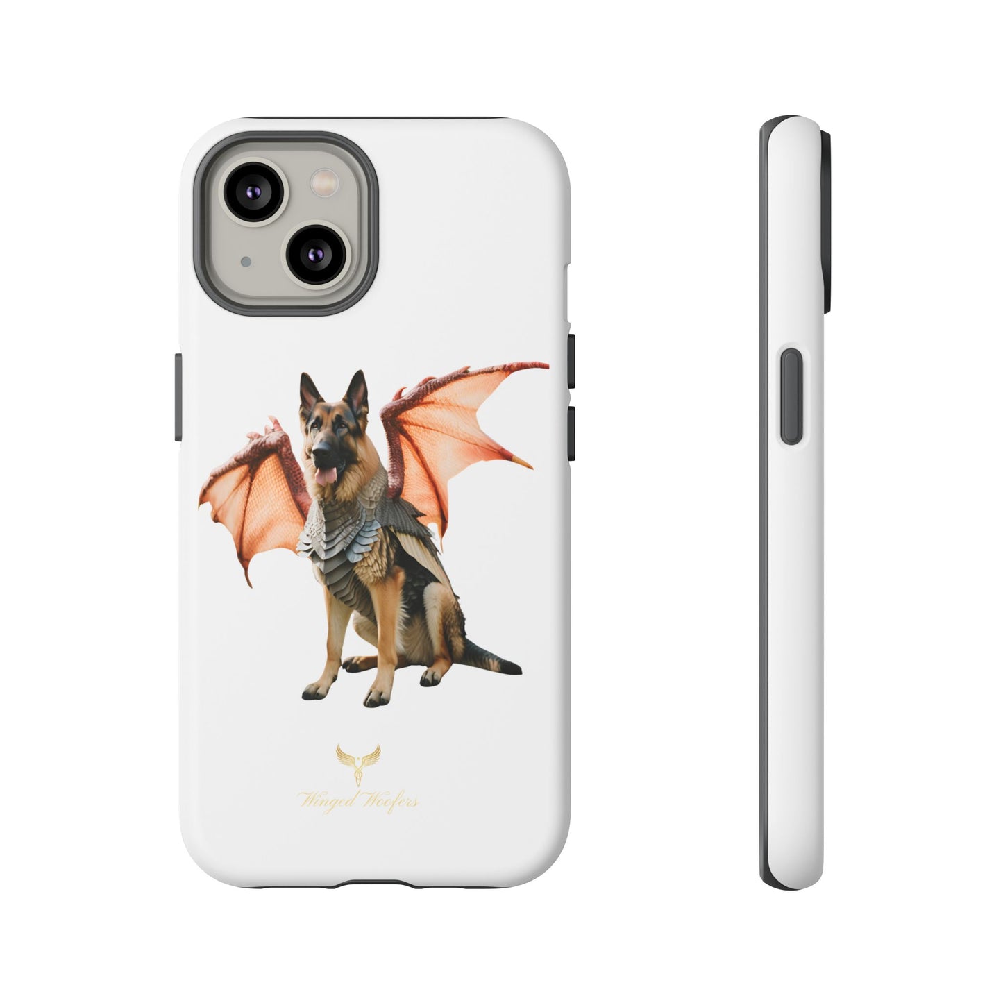 Mythical German Shepherd with Wings Dog iPhone Case | Tough Cases for Pet Lovers