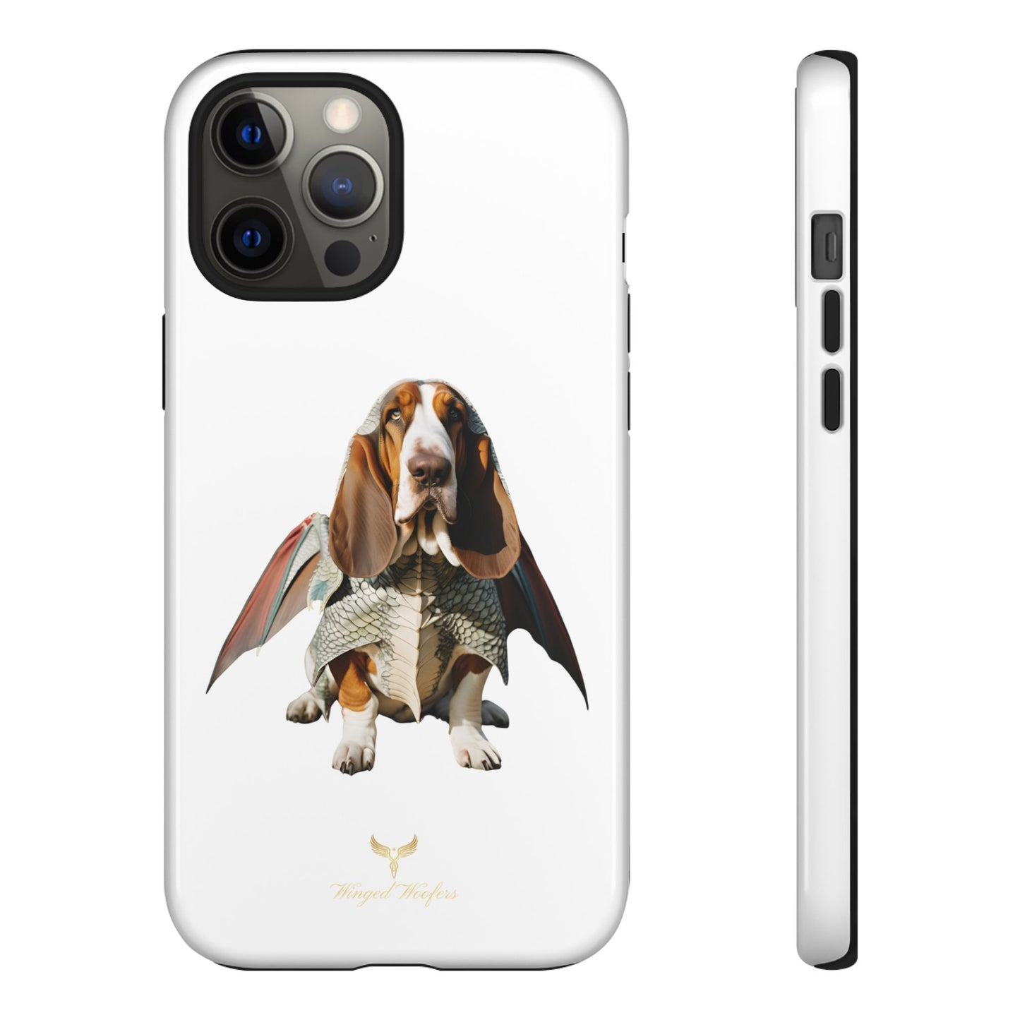 Whimsical Basset Hound Dog Phone Case - Tough Cases for Animal Lovers