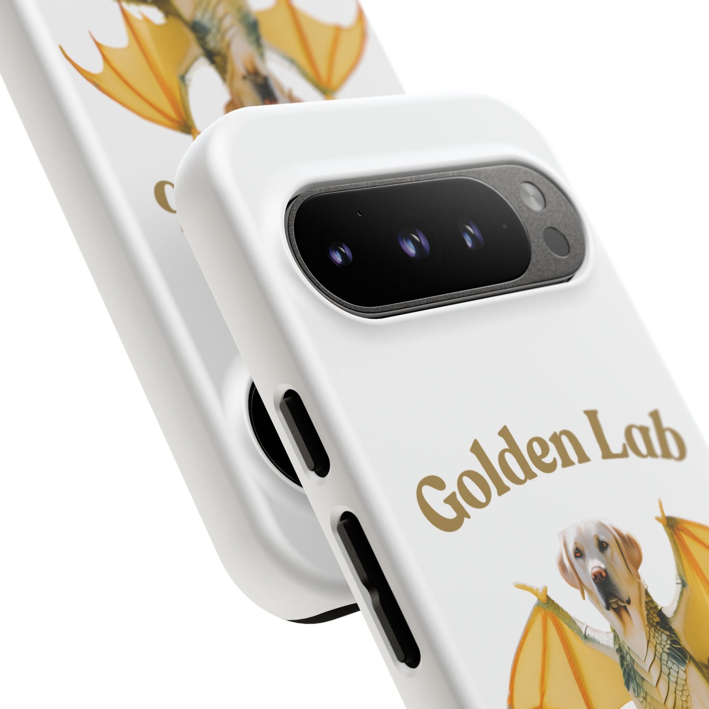 Golden Lab Dragon Phone Case - Tough Protection with a Fun Twist