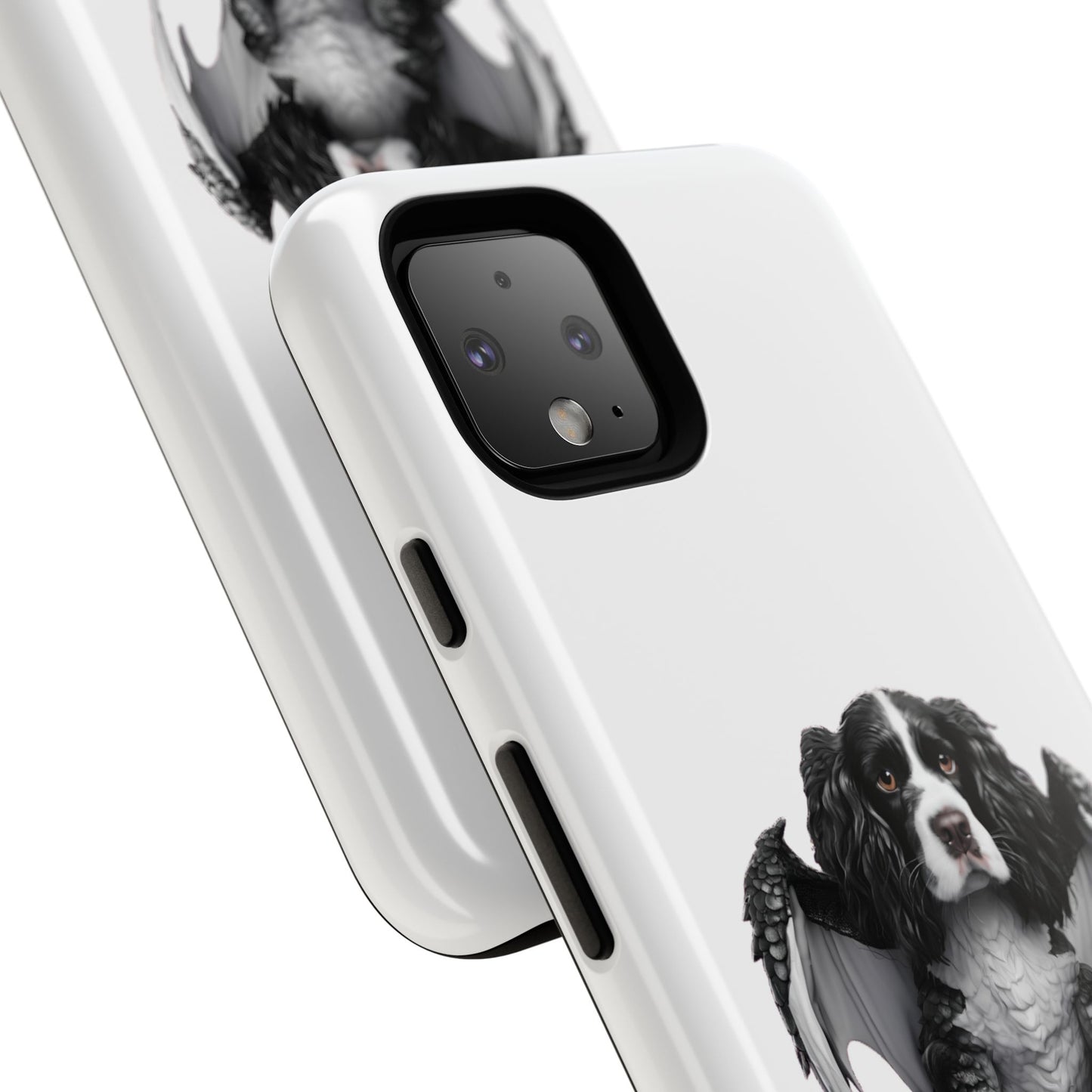 Springer Spaniel Puppy Dragon Winged Dog Phone Case - Tough Cases for Pet Lovers