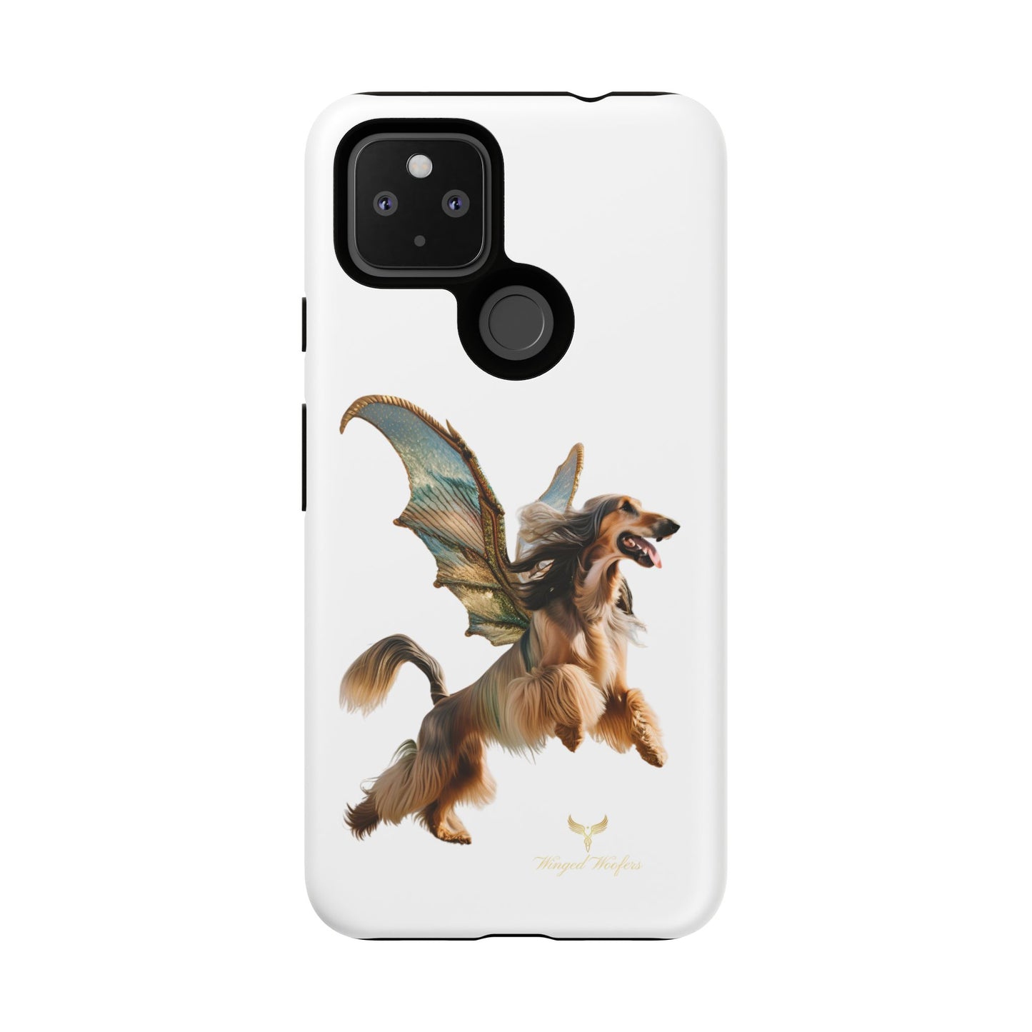 Magical Afghan Hound Dog Phone Case - Tough Cases with Winged Design