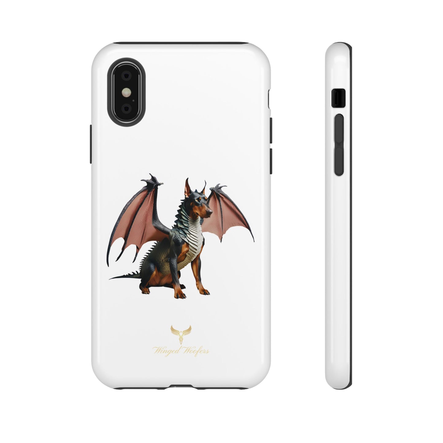 Mythical Doberman Pinscher Dragon Phone Case - Tough & Stylish Protection