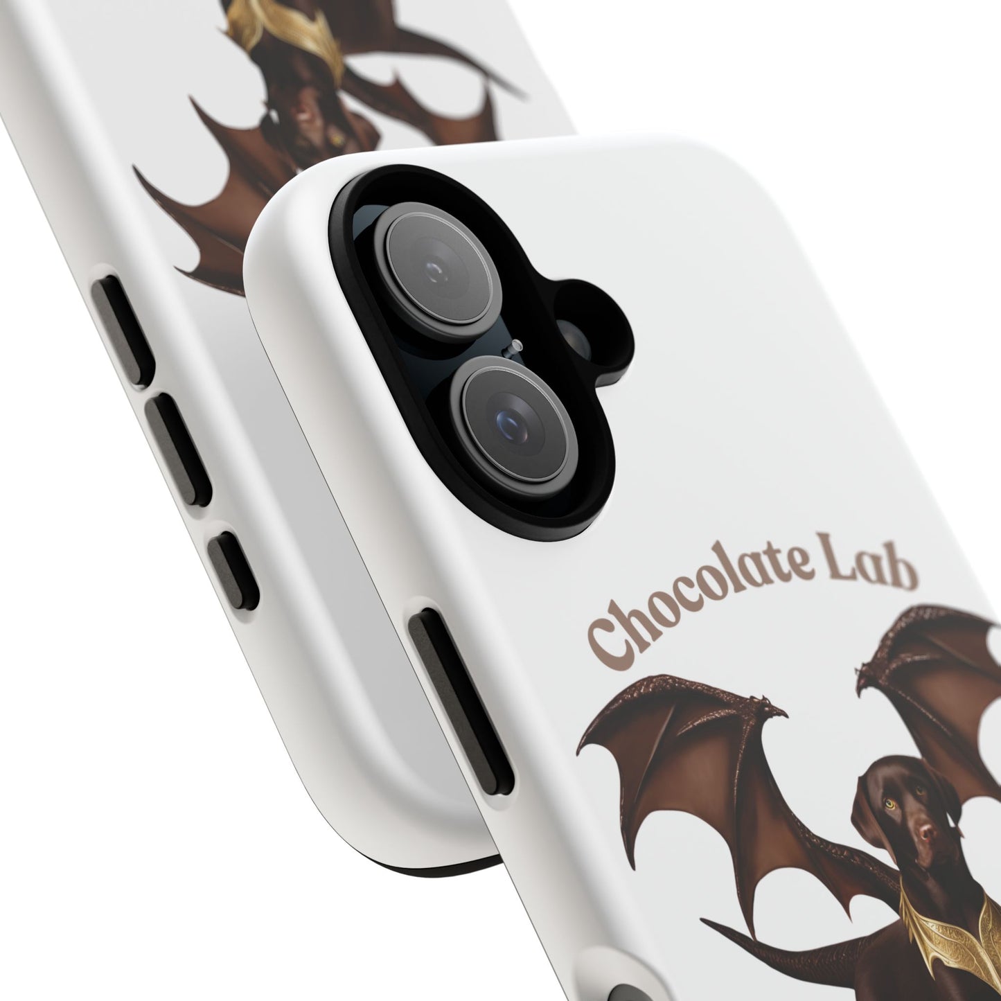 Chocolate Lab Dragon Phone Case - Tough & Stylish for Dog Lovers